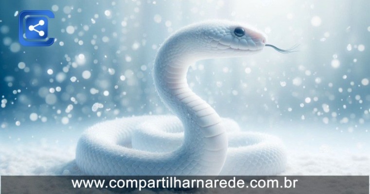 Sonhar com Cobra Branca: Pureza e Renovação