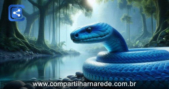 Sonhar com Cobra Azul: Tranquilidade e Intuição