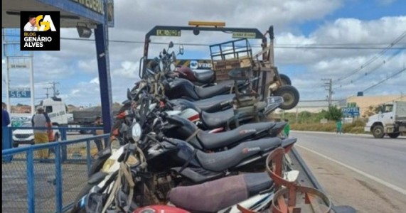 PRF realiza, no Sertão de Pernambuco, operação com foco nas motocicletas