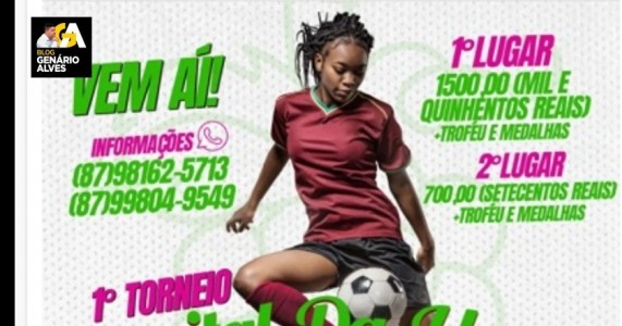 1° Torneio de Futsal Feminino Capital da Uva começa no próximo fim de semana em Lagoa Grande