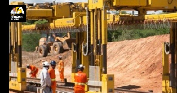 Sem recursos liberados, obras da Transnordestina estão atrasadas no Ceará, admite presidente da TLSA