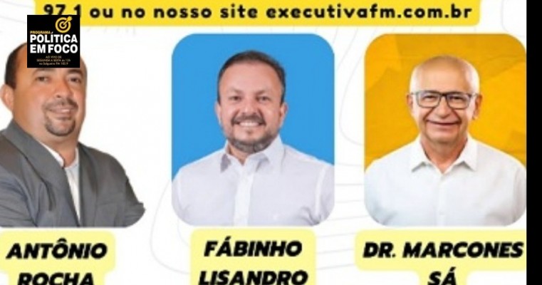 Executiva FM realizará debate com candidatos à Prefeitura de Salgueiro às 9h dessa sexta-feira