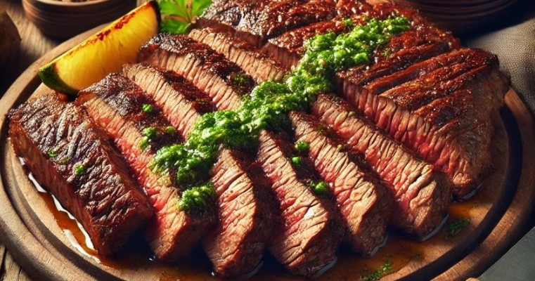 Receita de Fraldinha Assada com Chimichurri: Uma Delícia Simples e Saborosa para Todos os Paladares!