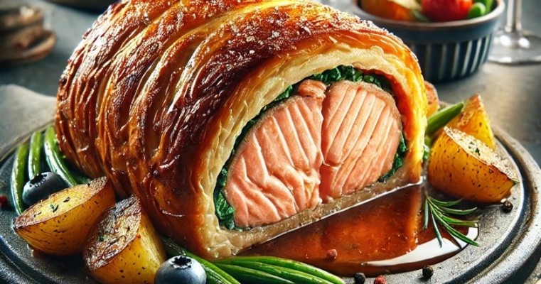 Receite de Salmão Wellington: Um Prato Delicioso e Sofisticado para Impressionar