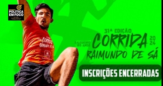 Vagas para a 31ª Corrida Raimundo de Sá se esgotam em menos de dois dias