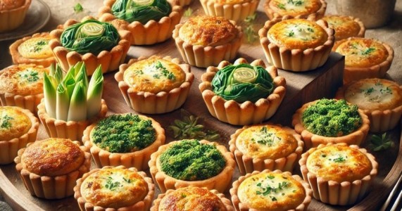 Receita de Mini Quiches: Simples, Práticas e Deliciosas