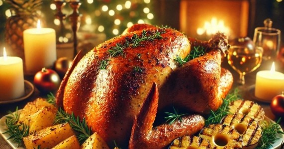 Receita de Peru de Natal Temperado Simples: Dicas para uma Ceia Incrível