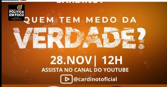 Hoje, tenho o prazer de voltar, mais uma vez, ao excelente programa do meu amigo Cardinot, pela sua TV no YouTube