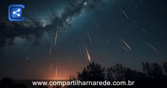 Chuva de Meteoros Iluminará o Céu do Brasil na Próxima Sexta-Feira