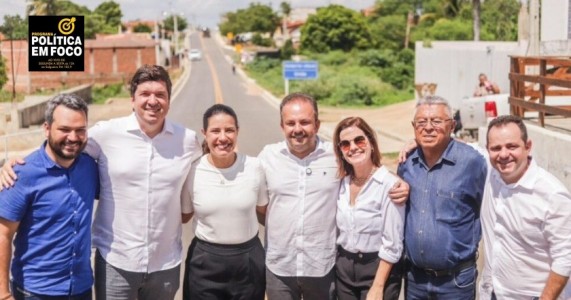 Em Salgueiro, Joãozinho e Fabinho Lisandro celebram entrega da PE-483