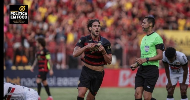 COM GOLS PORTUGUESES, SPORT VENCE SANTA E FICA MAIS PERTO DA SEMIFINAL DO PERNAMBUCANO