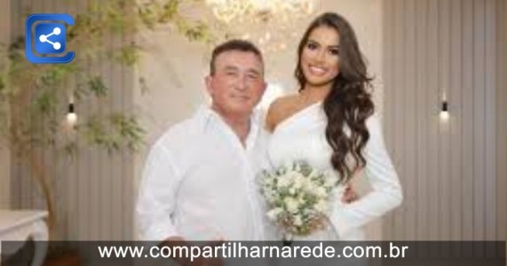 Aos 74 anos, Amado Batista se casa com miss de 23 com separação de bens