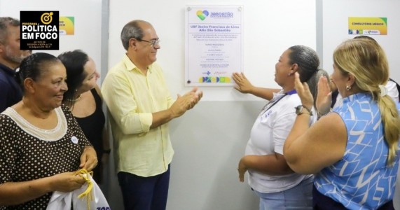 Mano Medeiros entrega nova unidade de saúde no bairro de Cavaleir