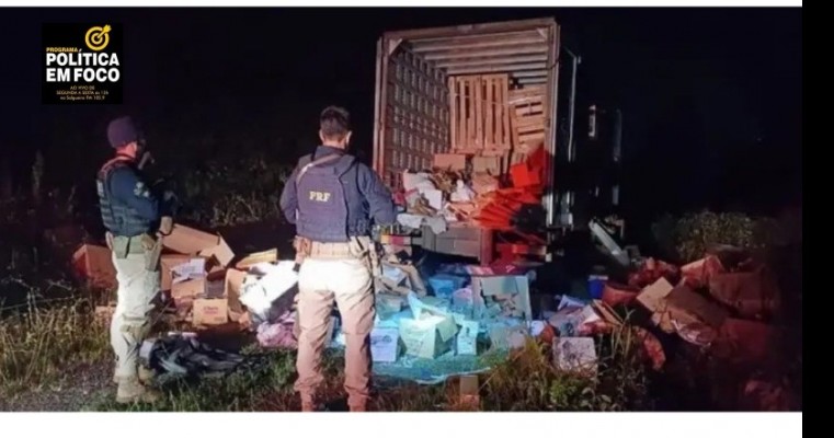 PRF impede assalto na BR-101, recupera carga e resgata motorista feito refém