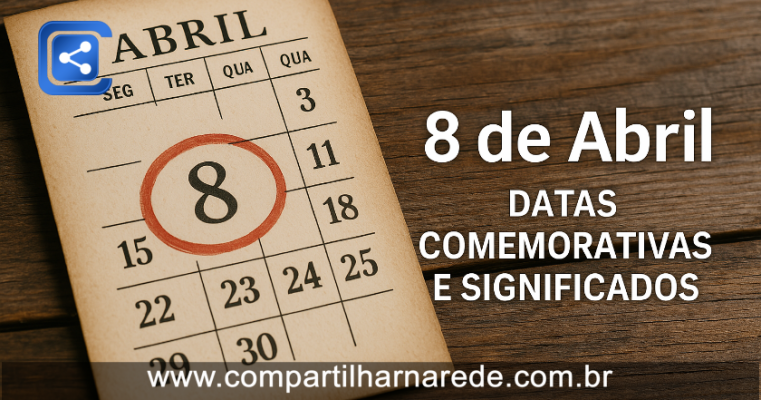 8 de Abril: Datas Comemorativas, Significados e Curiosidades Que Marcam Este Dia Especial