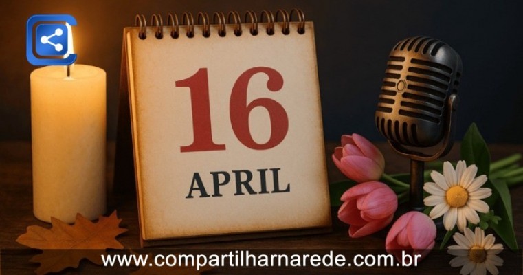 16 de Abril: Descubra os Fatos Históricos, Datas Comemorativas e Curiosidades Sobre Este Dia Especial