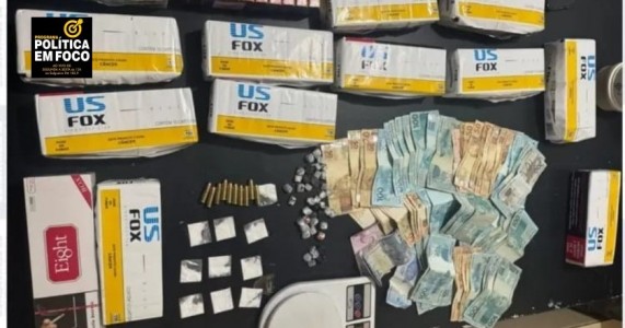 BAR É ALVO DE OPERAÇÃO DA PM E DONO É PRESO COM DROGAS, MUNIÇÕES E DINHEIRO EM CAETÉS PE*