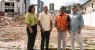 Mano Medeiros visita local do desabamento e libera imóveis e vias no entorno do edifício Kátia Melo