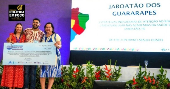 Prefeitura do Jaboatão dos Guararapes é premiada no XV Congresso de Secretarias Municipais de Saúde de Pernambuco
