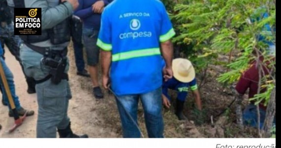Compesa flagra desvios de 10,3 milhões de litros de água no interior do estado