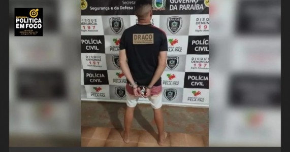 Foragido acusado de homicídio na cidade de Patos é preso em Teixeira 