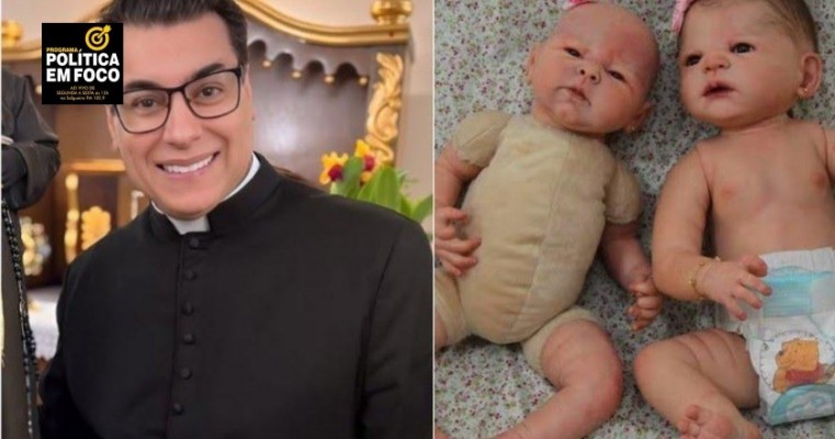 Padre é elogiado por fiéis após afirmar que não realiza batizados de bebês reborn