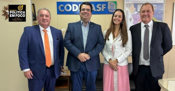 Prefeita Catharina Garziera na Marcha dos Prefeitos com foco em investimentos para Lagoa Grande