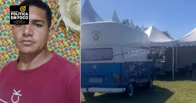 Homem morre após sofrer choque elétrico em lanchonete móvel durante evento