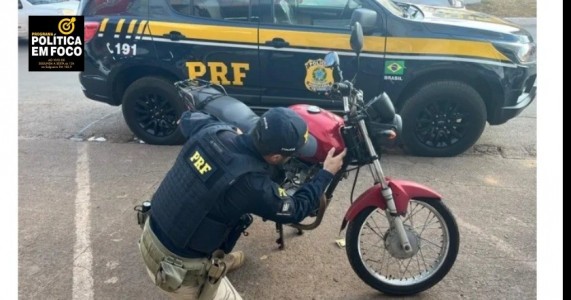 PRF apreende moto com quase R$ 200 mil em débitos em Goiás