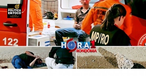 URGENTE: Homem é atingido com pedrada na cabeça durante tentativa de homicídio 