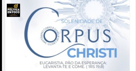 Catedral de Santo Antônio realiza Solenidade de Corpus Christi na tarde desta quinta-feira