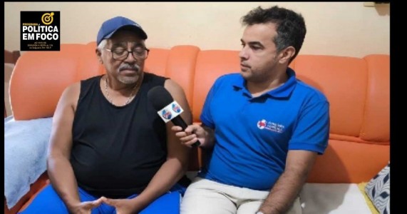 Campanha solidária busca prótese para idoso de Petrolândia que teve parte do pé amputado