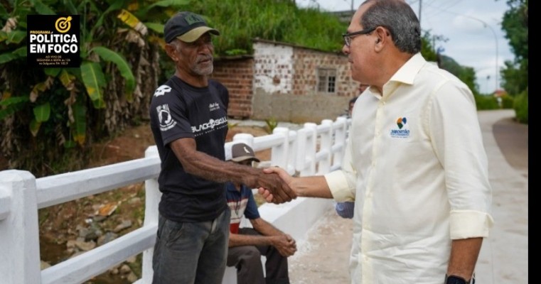 Mano Medeiros inaugura Ponte da Cascata em Santo Aleixo