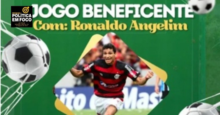  Jogo beneficente em Salgueiro com presença de Ronaldo Angelim, ex-Flamengo