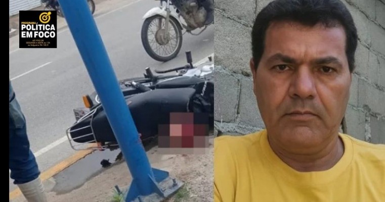 MOTOCICLISTA MORRE EM ACIDENTE GRAVE APÓS SER TRANCADO POR REBOQUE EM ÁGUAS BELAS PE