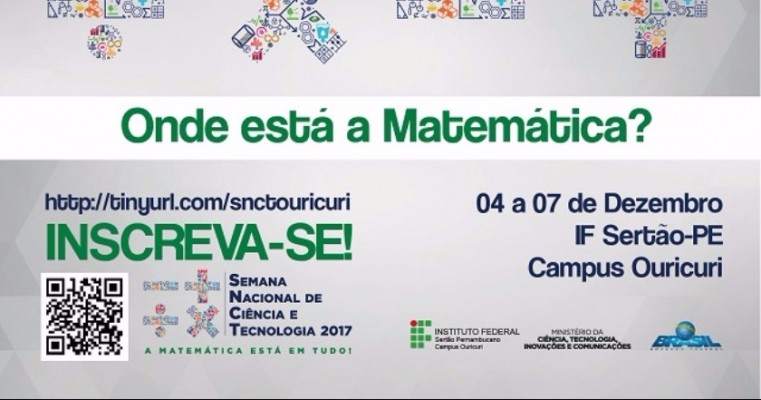 Semana Nacional de Ciência e Tecnologia do campus Ouricuri do IF Sertão – PE