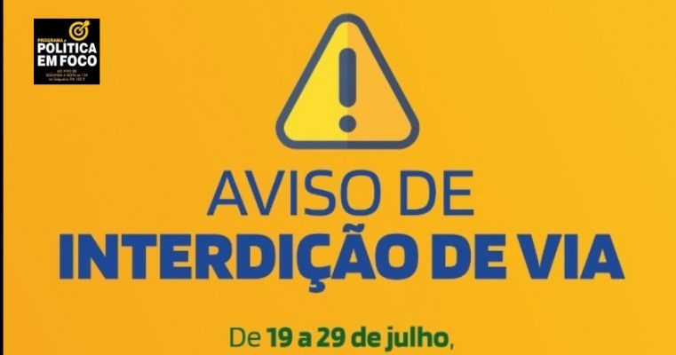 BRK Ambiental realiza interdição na Rua João Fragoso de Medeiros para execução de obras em Candeias