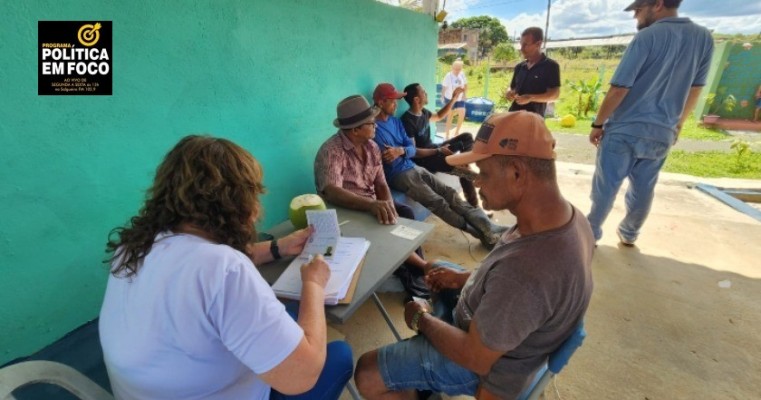 Agricultores familiares da zona rural de Jaboatão dos Guararapes passam por cadastramento
