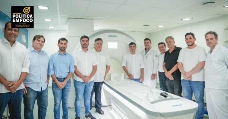 Deputado Eduardo da Fonte entrega novo equipamento de ressonância magnética ao Hospital da Restauração
