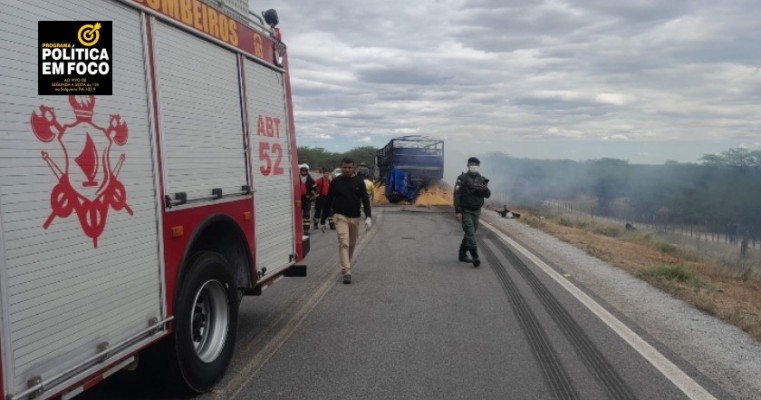  ocorrência de Acidente de Trânsito com duas vítimas fatal na Ce-166-E Ce-265 que liga as cidades no Quixeramobim-Ce