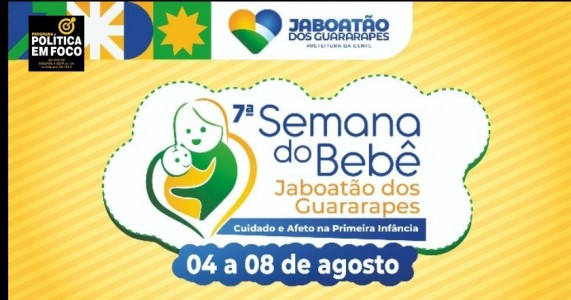 Semana do Bebê começa nesta segunda-feira (04) no Jaboatão dos Guararapes