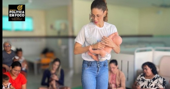 Semana do Bebê no Jaboatão tem início com atividade de relaxamento para bebês e seus pais