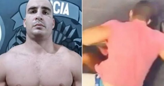 Veja como ficou o 'bombado do elevador', espancado na cadeia após agredir mulher com mais de 60 socos