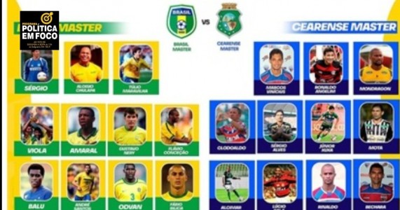Seleção Brasileira Master e Seleção Cearense Master
