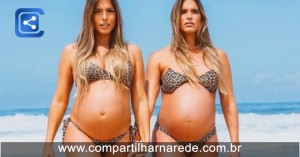Gêmea do nado sincronizado, Branca Feres anuncia gestação ao mesmo tempo que irmã; Assista