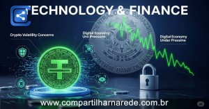 Banco Central emite alerta sobre movimentação atípica com Tether e risco ao Sistema de Pagamentos Brasileiro