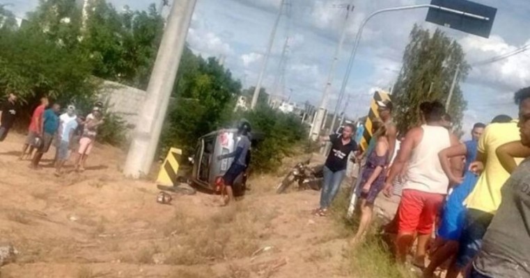 Motorista supostamente embriagado atinge moto e deixa uma pessoa morta no Distrito Industrial de Petrolina