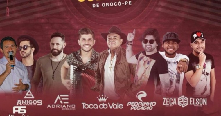 VEJA O DIA E HORÁRIO DE CADA BANDA DO FESTIVAL TURÍSTICO DE OROCÓ