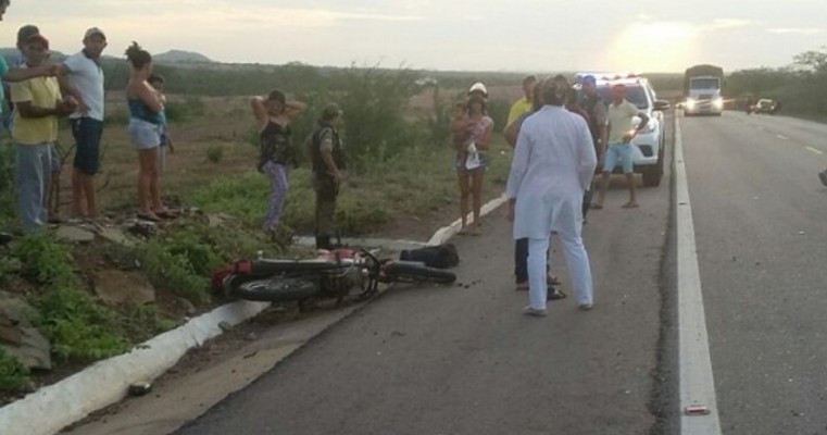 Motociclista morre vítima de acidente na BR 232 em Parnamirim, no Sertão de PE