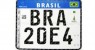 Placas de carros no Brasil terão padrão Mercosul, QR Code e chip